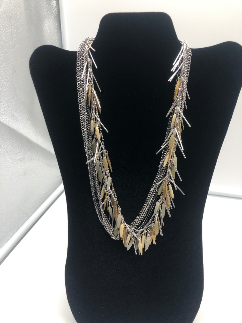 Stella & Dot Freya Fringe layered necklace Multiple Ways To wear!
